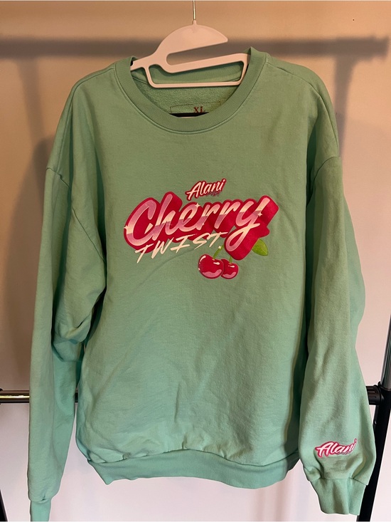 Alani Nu Tops - Limited Edition Alani Nu Cherry Twist Mint Green Sweatshirt